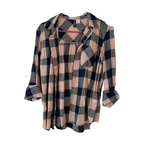 Pink and Black Flannel, XXS